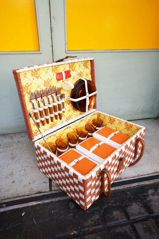 cesto pic-nic completo madera plastico cristal 22x50x34 1u